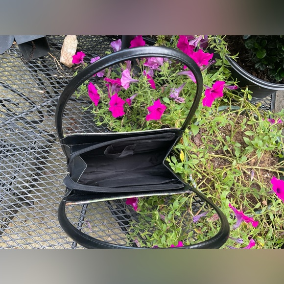 Adorable Bulldog Rhinestone Bling Collar Double Handle Silver Hardware Bag! - Picture 6 of 16